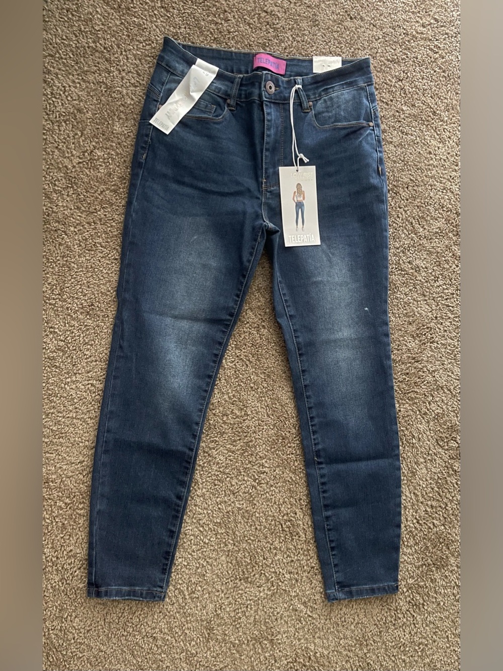 NWT Telepatía Low Rise Skinny Jeans - Dark Wash - Juniors Size 9/29